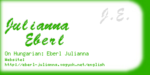 julianna eberl business card